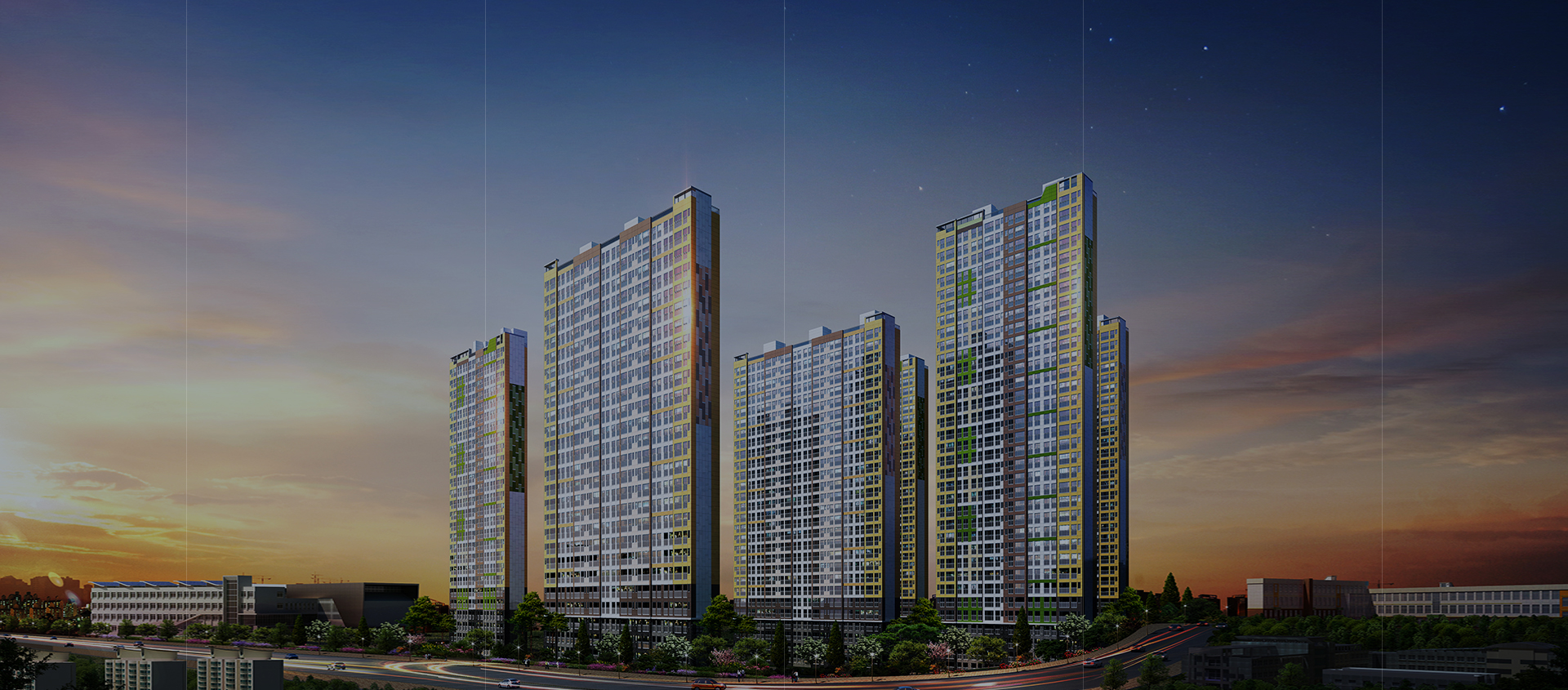High-rise project rendering